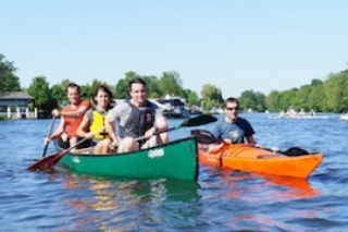 Open canoagem no Tamisa